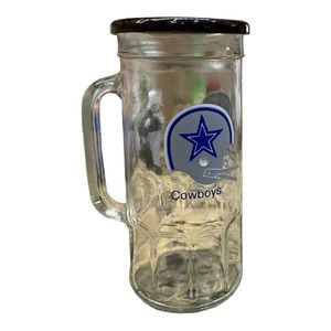 Vintage Dallas Cowboys Fisher Nuts Beer Mug. Excellent condition 7” H x 4” W